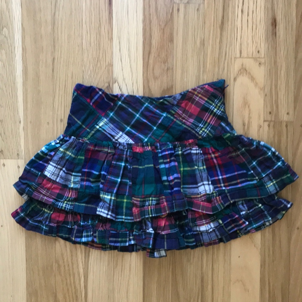 Ralph Lauren plaid side zip skirt - size 6